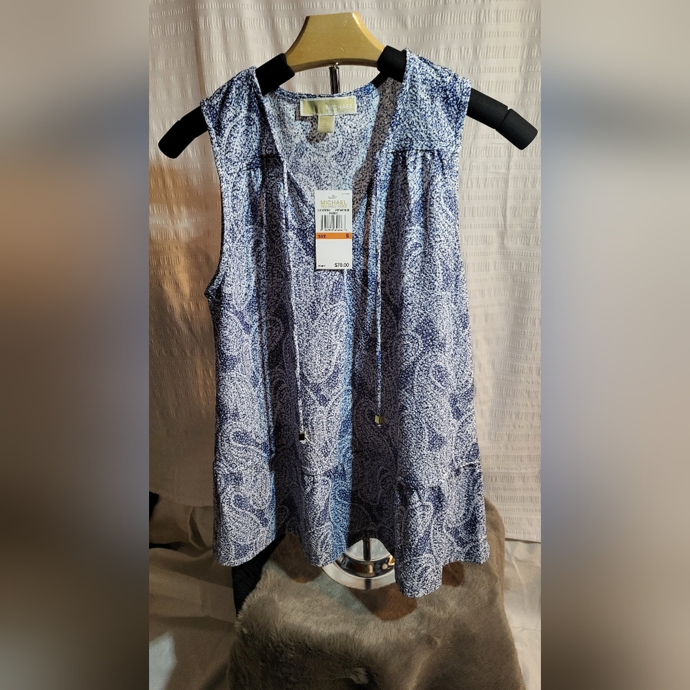 NWT Michael Kors sleeveless blouse
